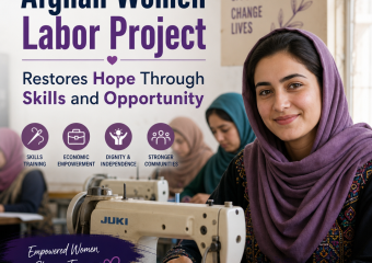 Illustration of Afghan Women Labor Project Restores Hope Through Skills and Opportunity