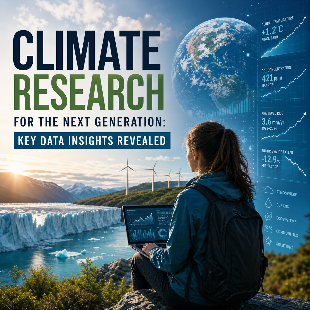 Illustration of Climate Research for the Next Generation: Key Data Insights Revealed