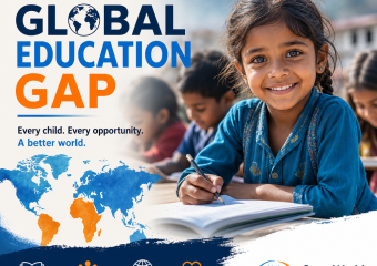 Illustration of Closing the Global Education Gap with Save World Children