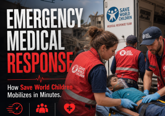 Illustration of Emergency Medical Response: How Save World Children Mobilizes in Minutes
