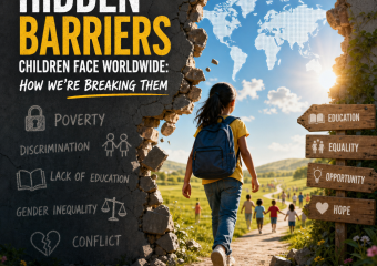 Illustration of Hidden Barriers Children Face Worldwide: How We’re Breaking Them