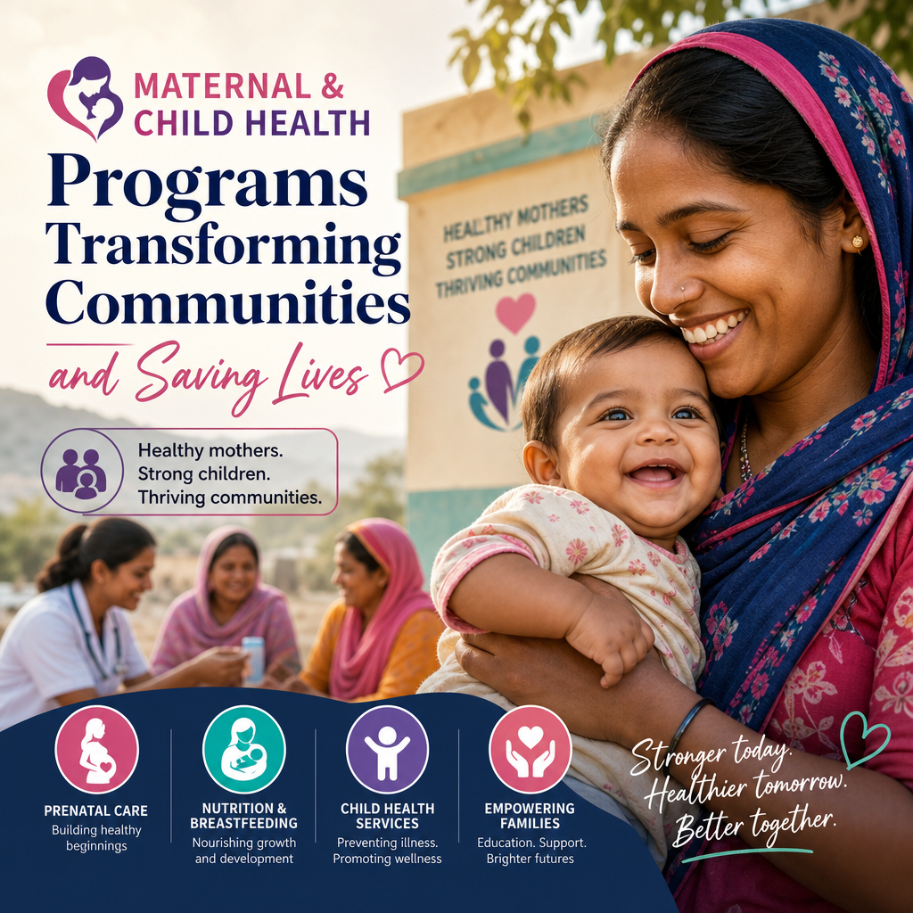 maternal child health illustration for Maternal & Child Health Programs Transforming Communities and Saving Lives