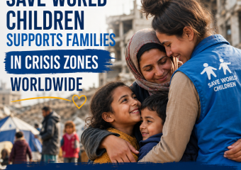 family support illustration for Save World Children Supports Families in Crisis Zones Worldwide